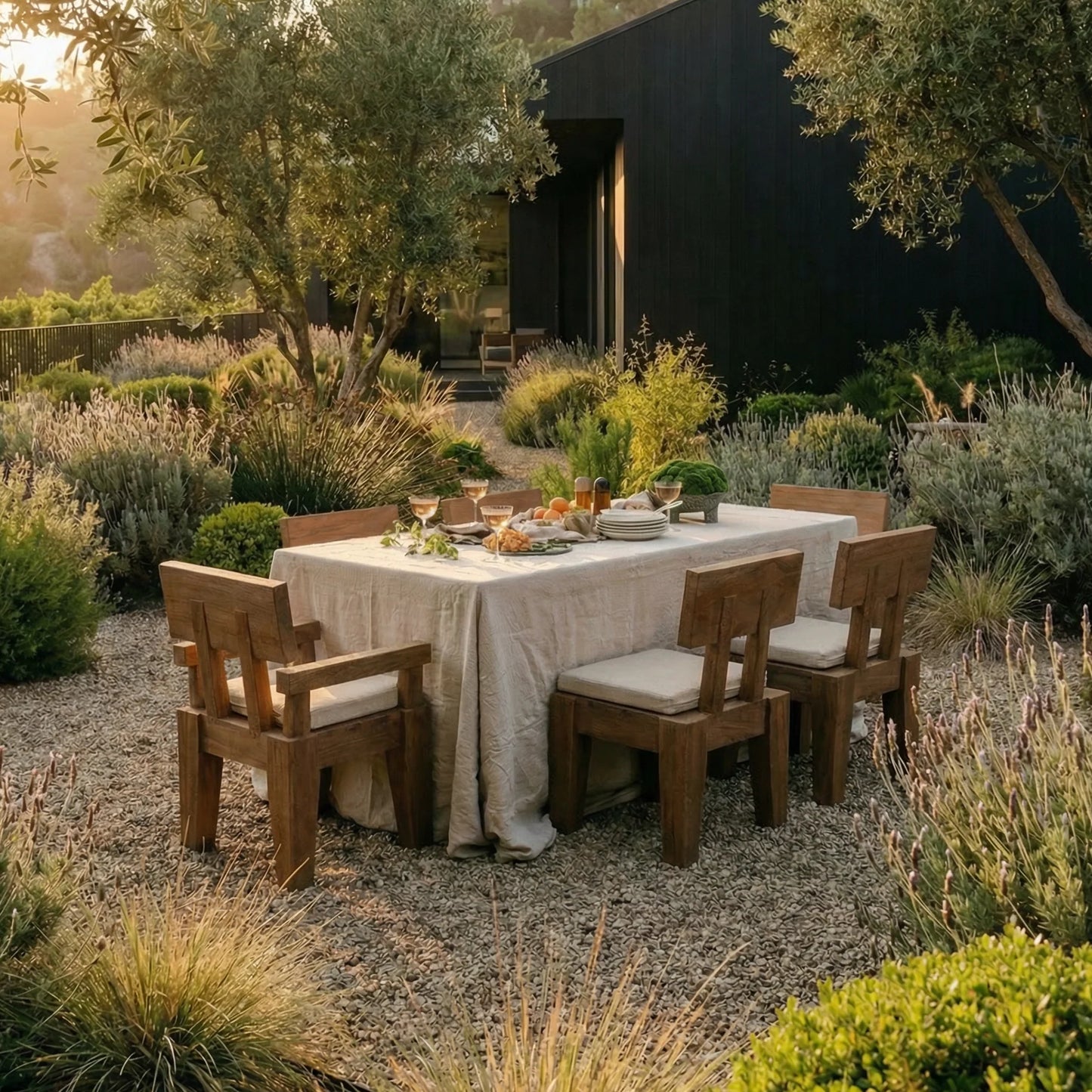 Oli Wood Chair - Arms