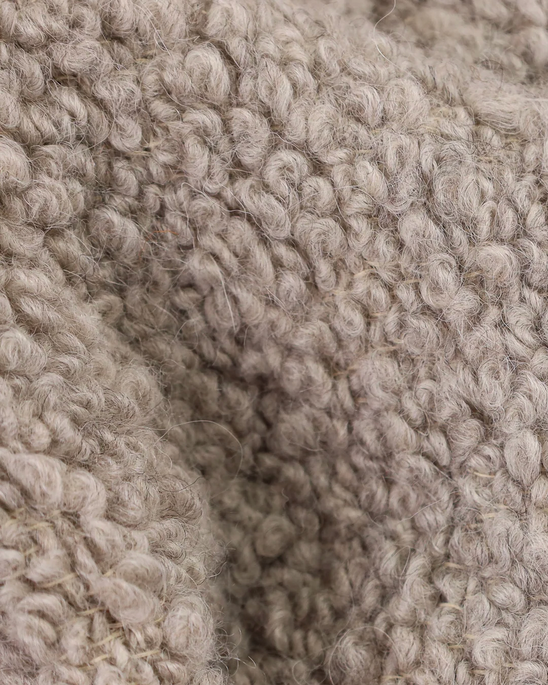 Light Grey Alpaca Throw