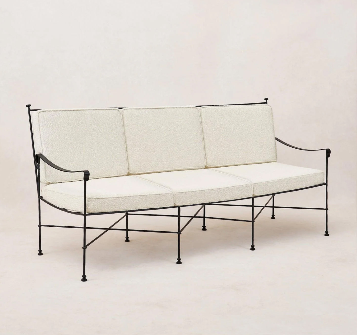 Provence Outdoor 3 Seater Boucle Sofa