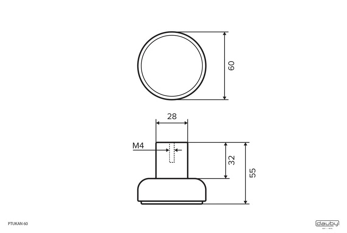 Knob PTUKAN 60mm