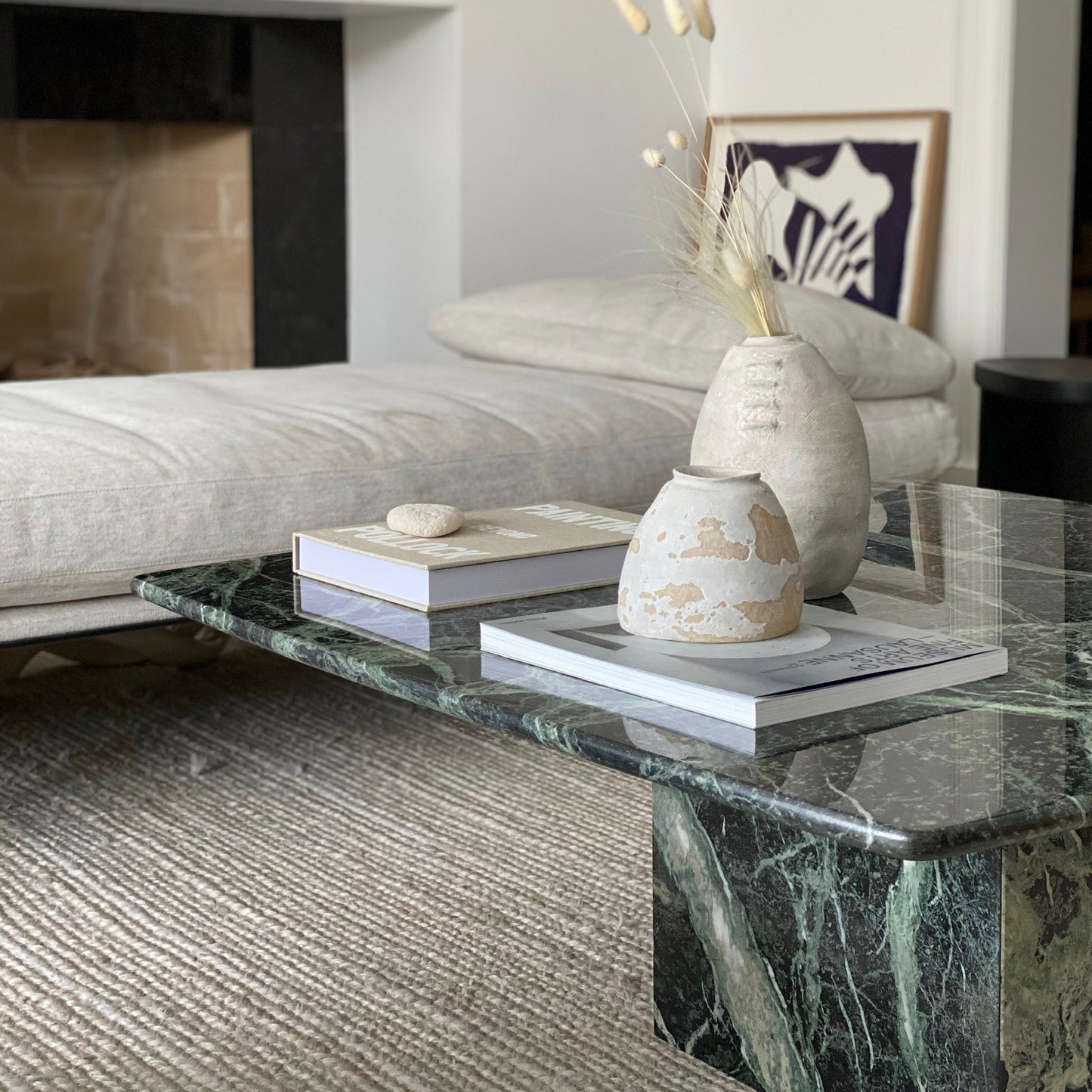 Green Marble Coffee Table
