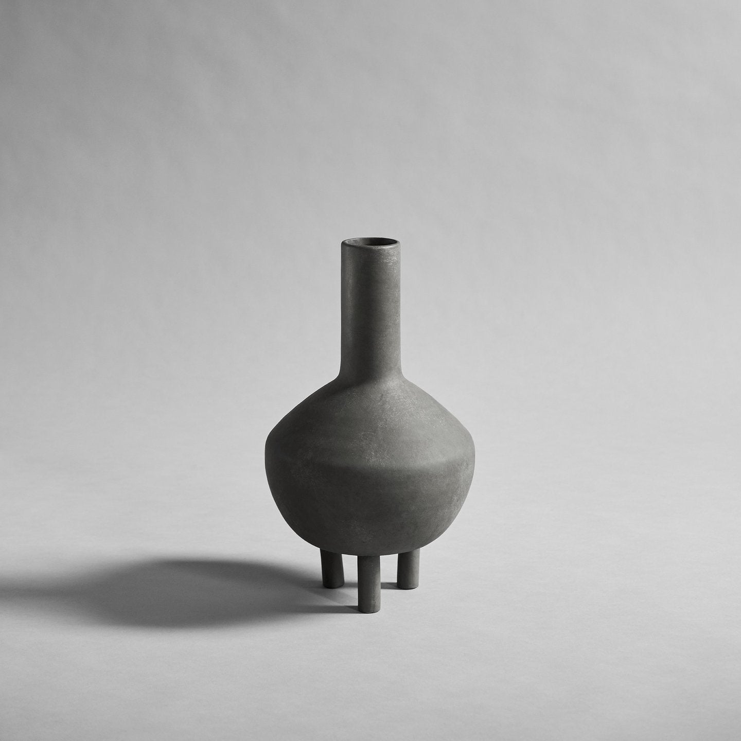 Duck Vase, Fat - Dark Grey