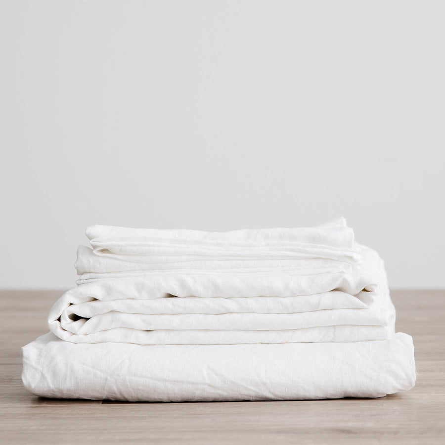 Linen Sheet Set with Pillowcases