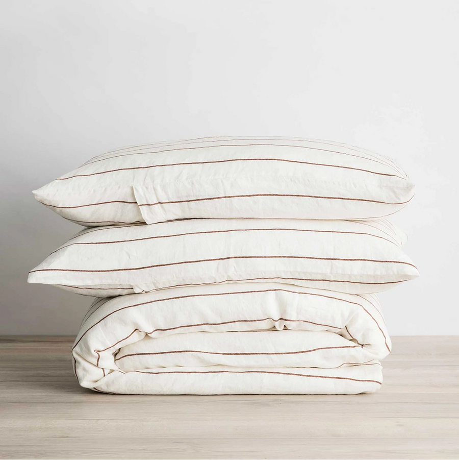 Linen Duvet Cover Set with Pillowcases