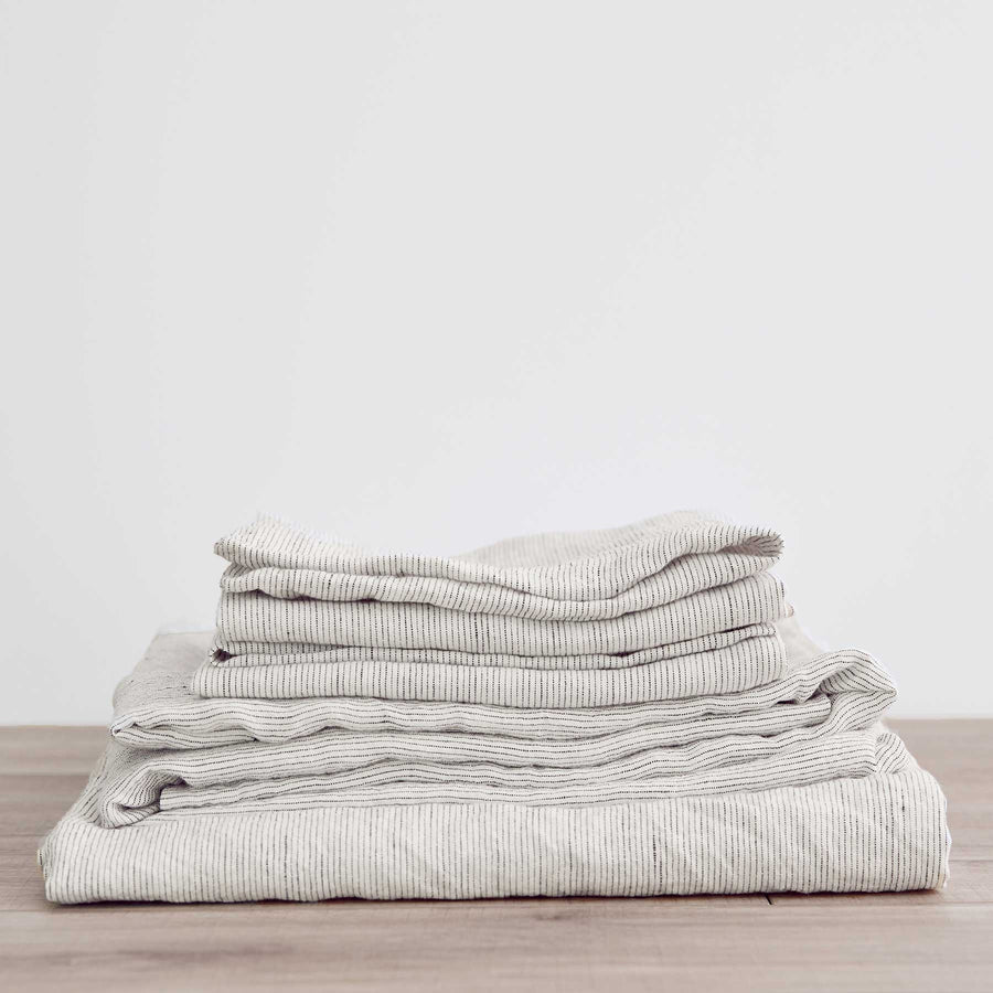 Linen Sheet Set with Pillowcases