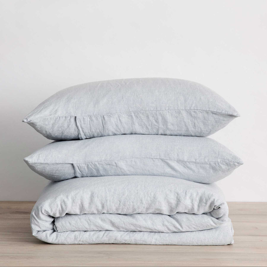 Linen Duvet Cover Set with Pillowcases