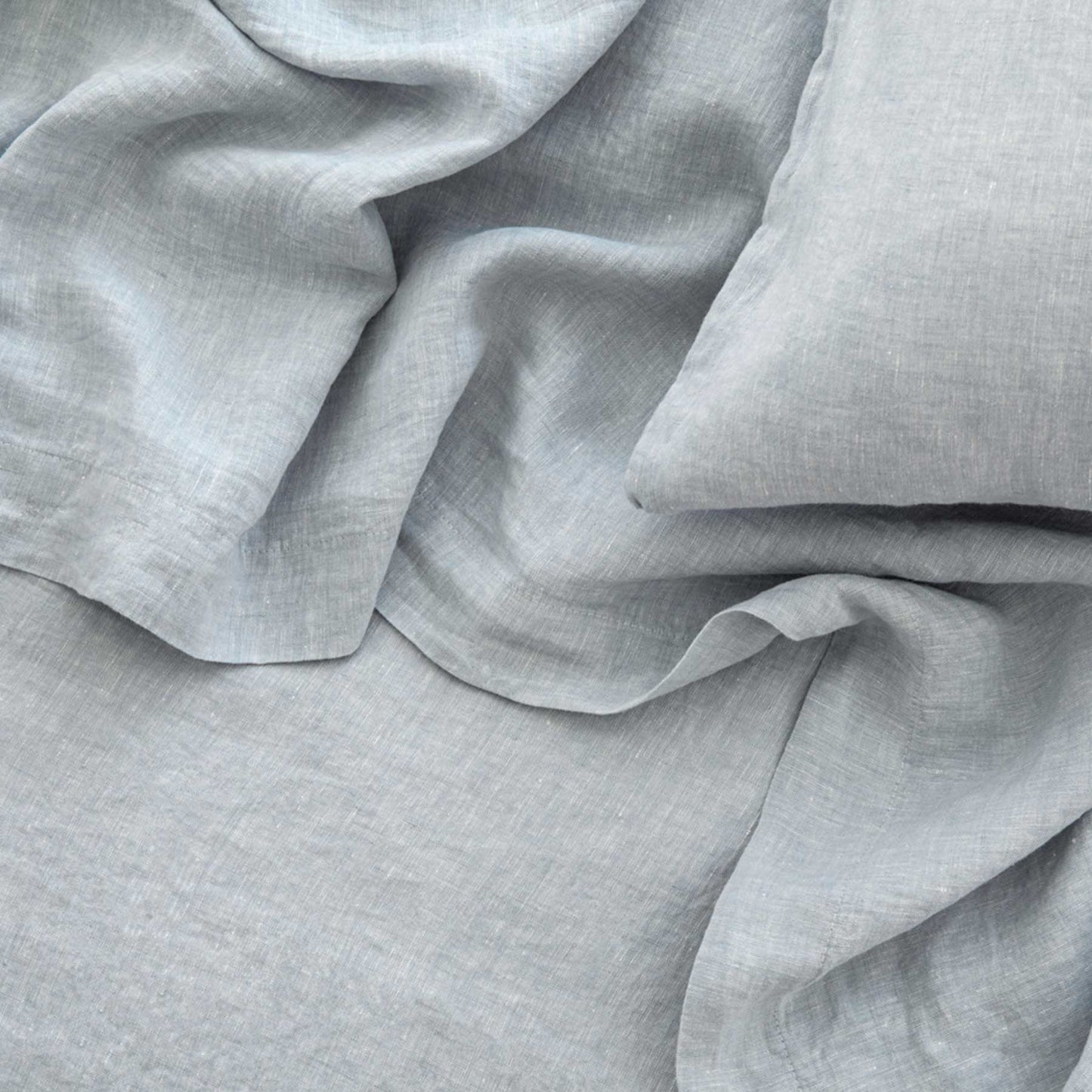 Linen Flat Sheet with Border