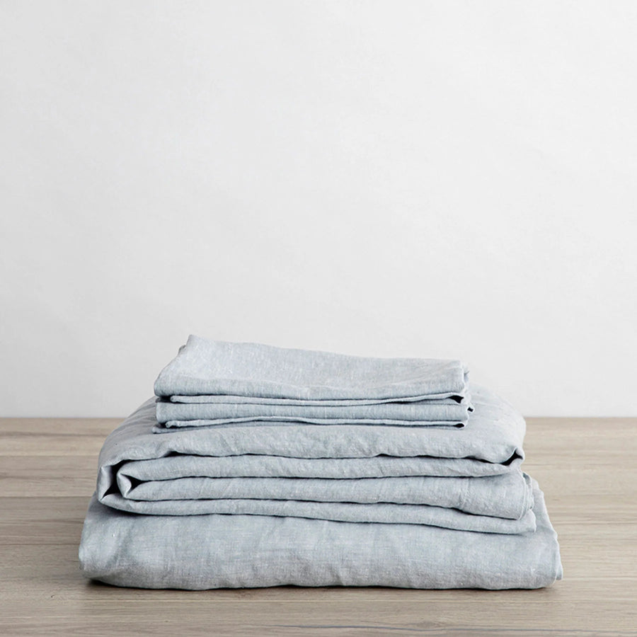 Linen Sheet Set with Pillowcases