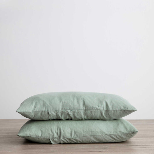 Set of 2 Linen Pillowcases