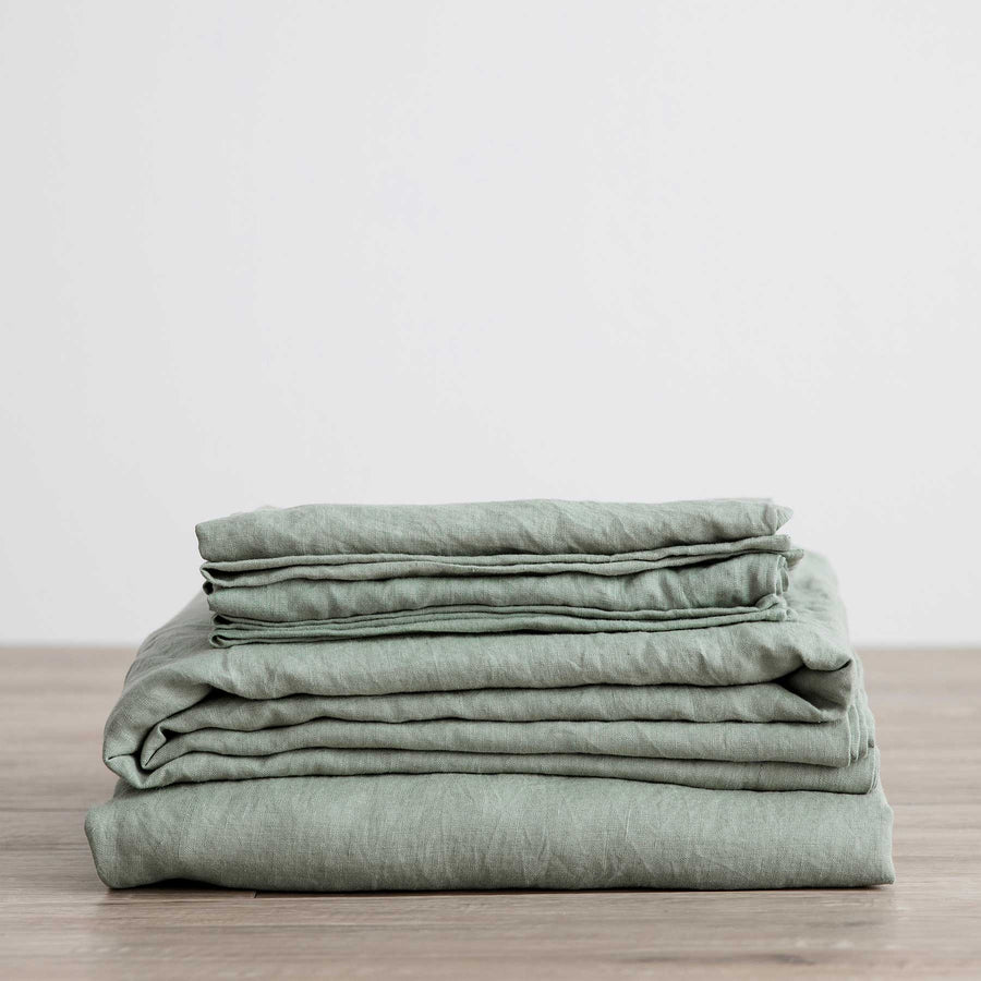 Linen Sheet Set with Pillowcases