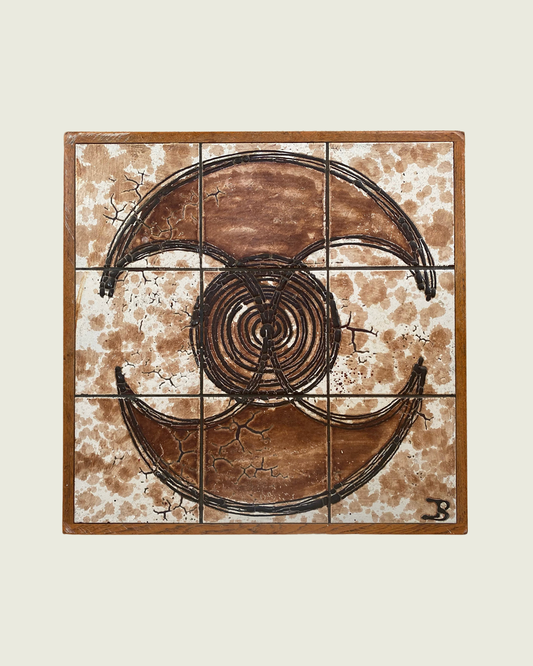 Tile Inlay MCM Side Table