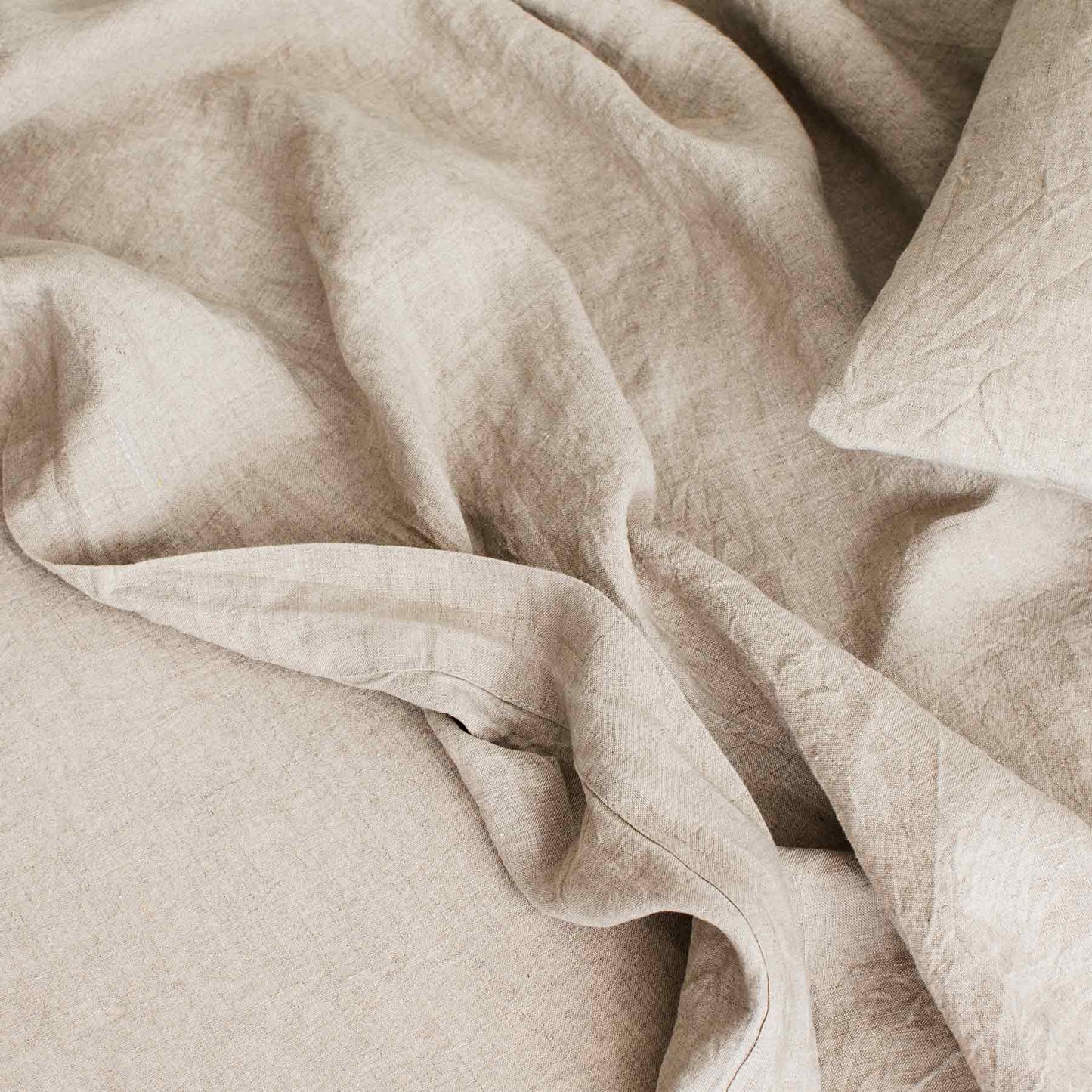 Linen Flat Sheet with Border