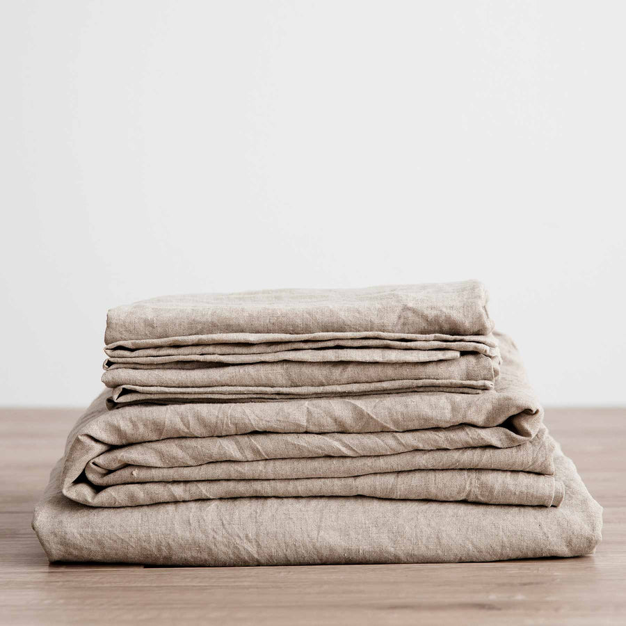 Linen Sheet Set with Pillowcases