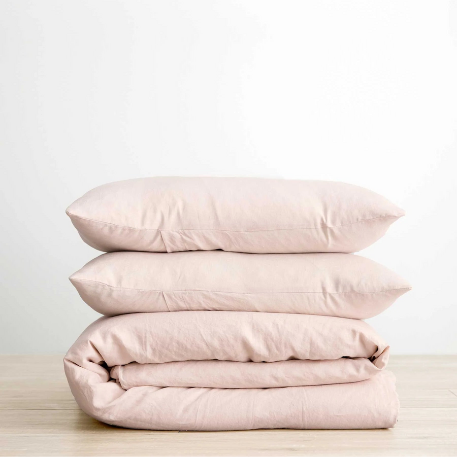 Linen Duvet Cover Set with Pillowcases