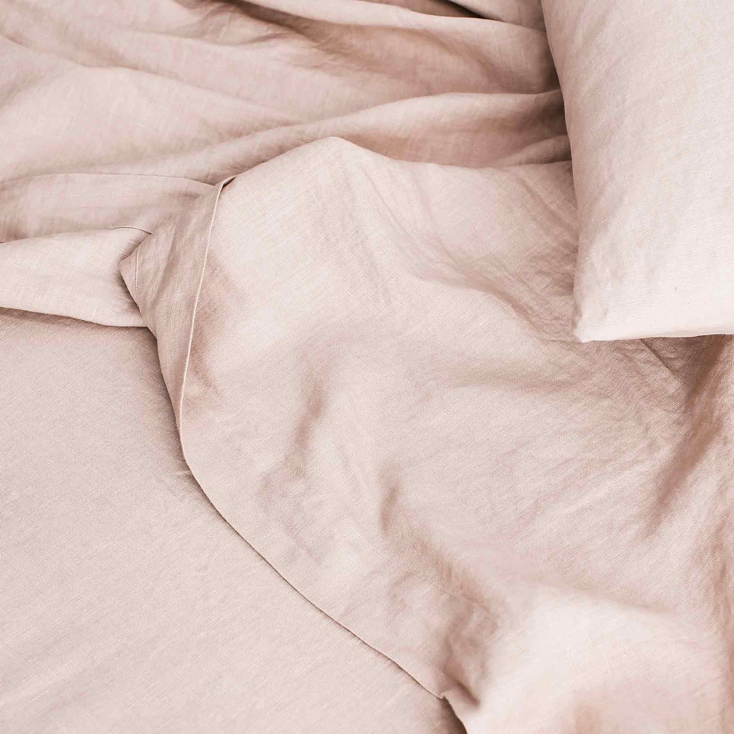 Linen Flat Sheet with Border