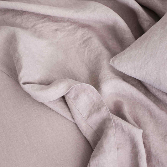 Linen Flat Sheet with Border