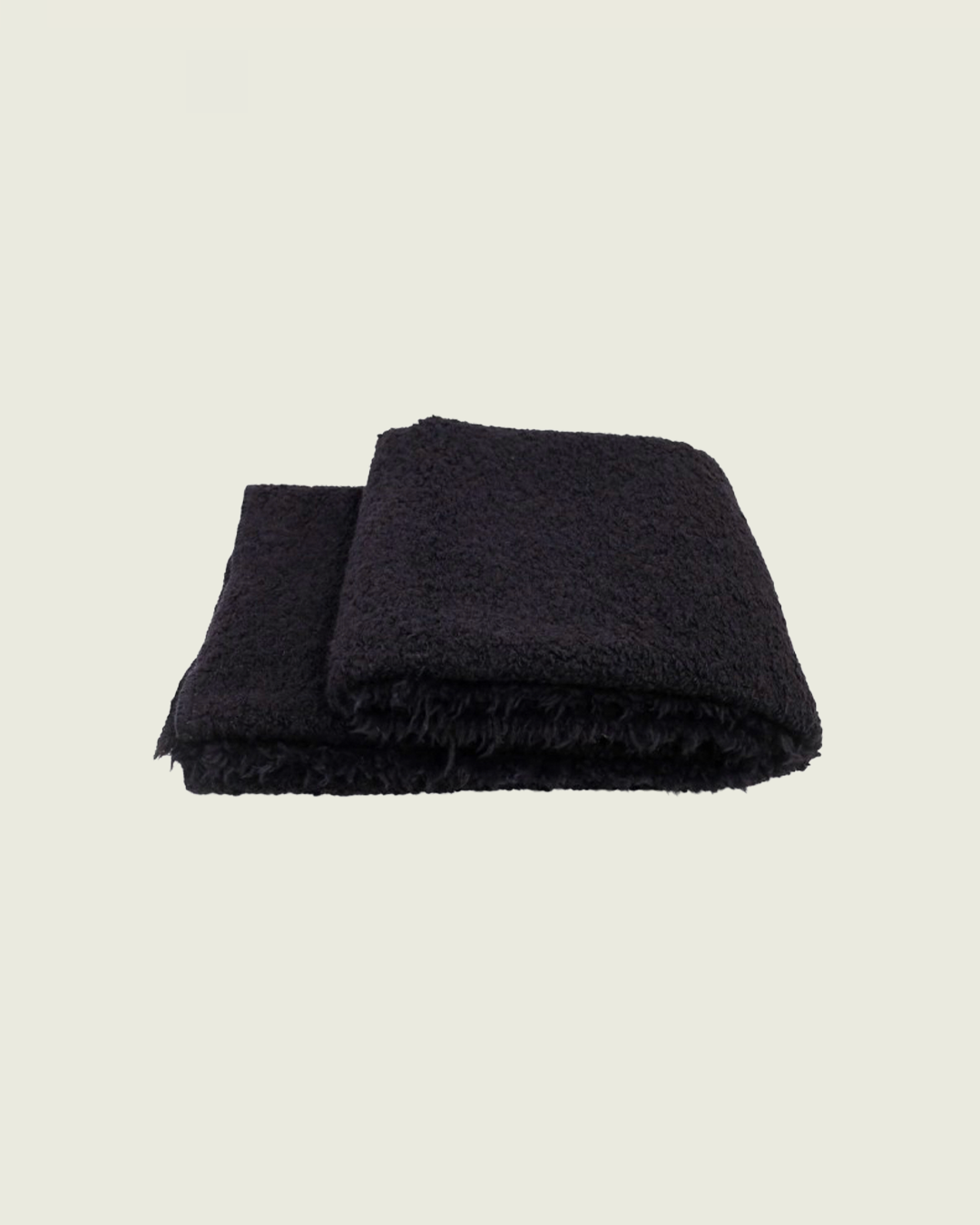 Black Alpaca Throw