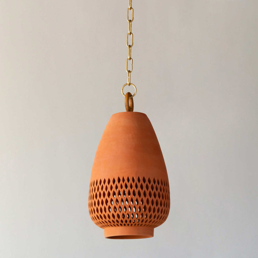 Diamantes Terracotta Pendant Light