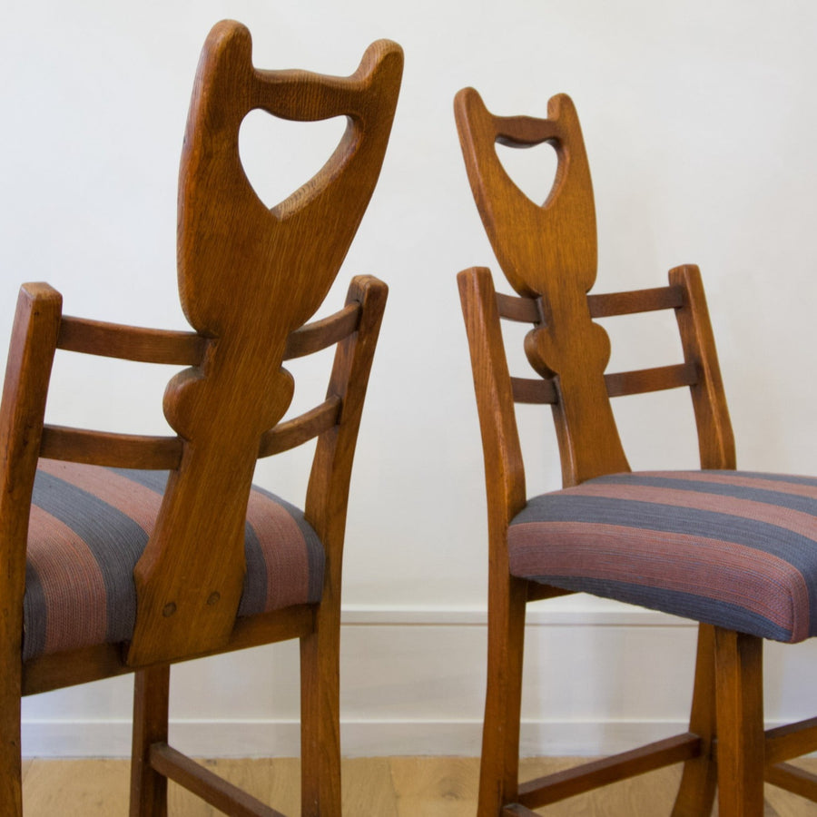 Set of 6 Oak Danish Armchairs