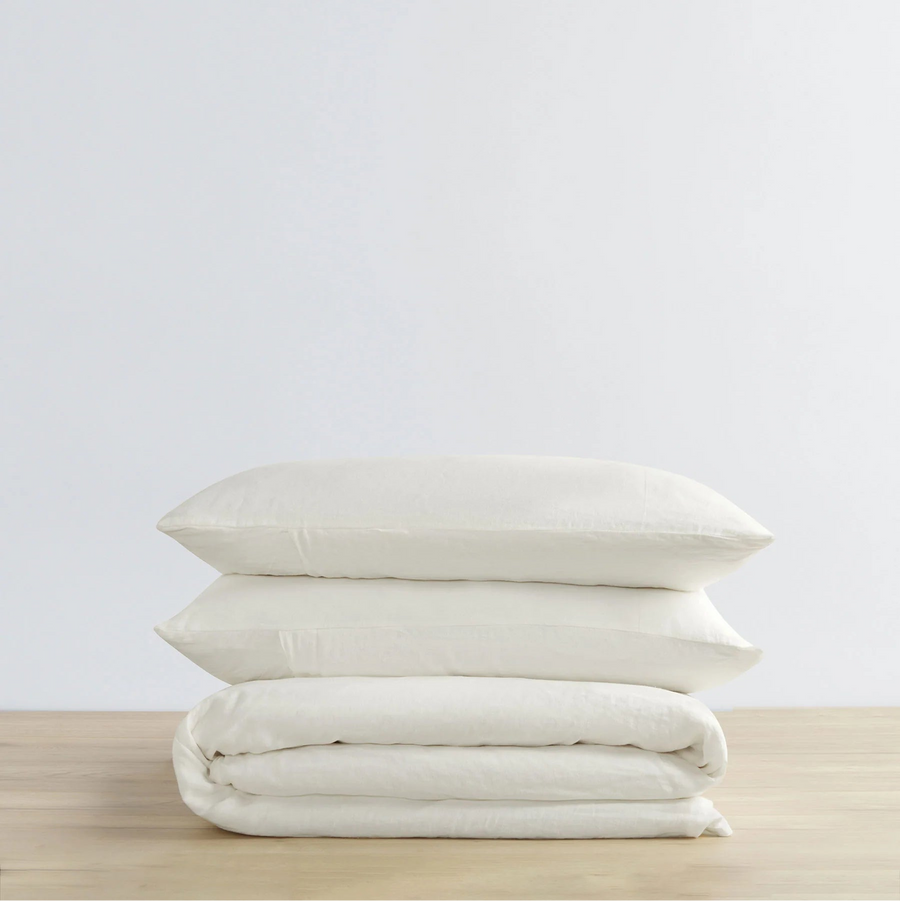 Linen Duvet Cover Set with Pillowcases