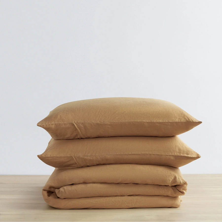 Linen Duvet Cover Set with Pillowcases