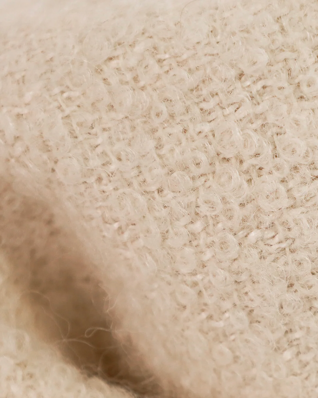 White Belgian Linen Throw