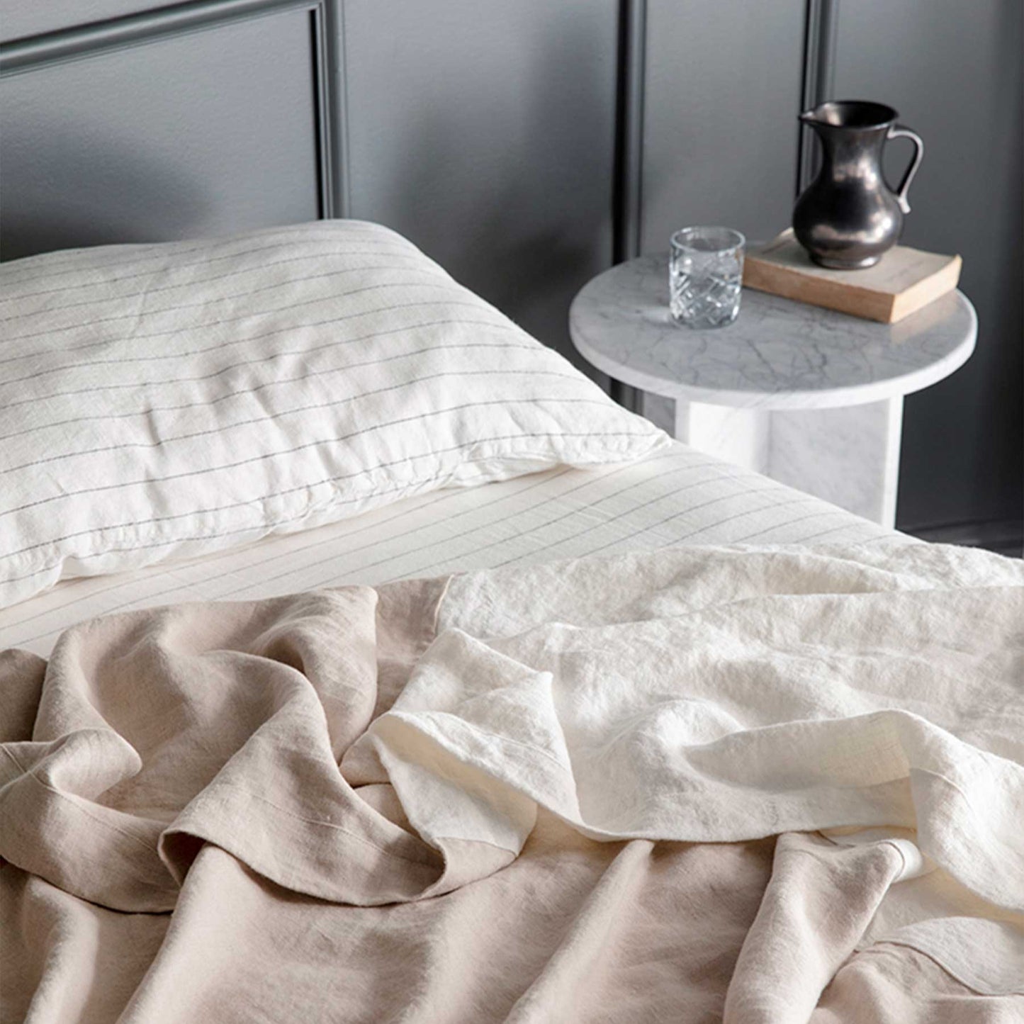 Set of 2 Linen Pillowcases