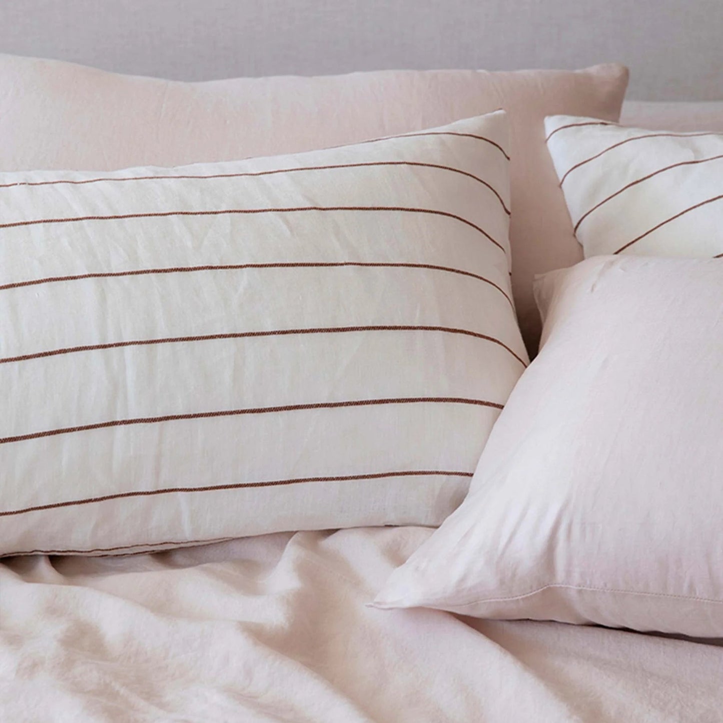 Linen Flat Sheet with Border