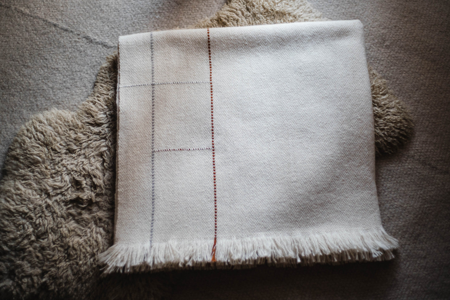 Gobi Sheep Wool Throw
