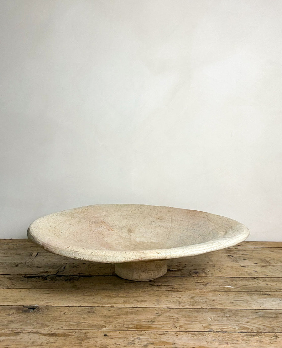 Footed Stoneware Dish I