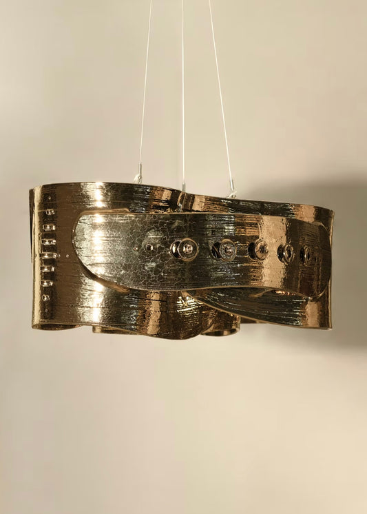 Chandelier Curve Grande Bronze Glazed