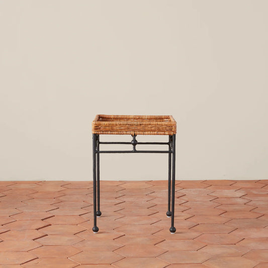 Lacoste Indoor/Outdoor Wicker Side Table