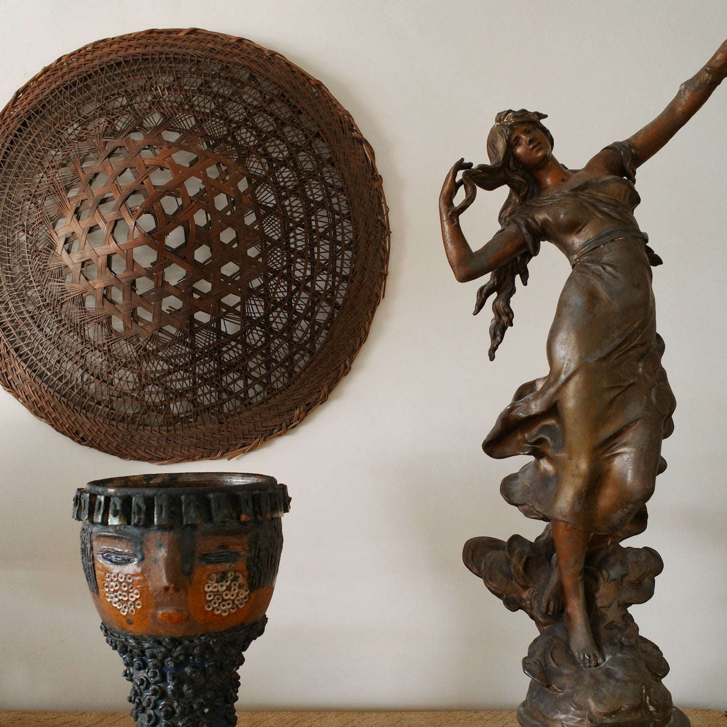 Handwoven Bamboo Disc