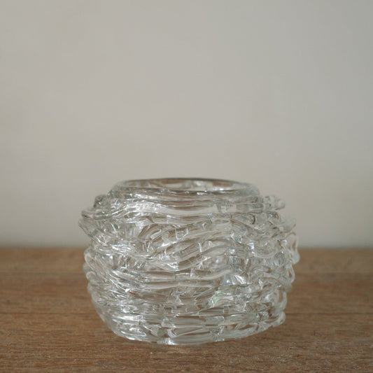 Handblown Spiral Vase