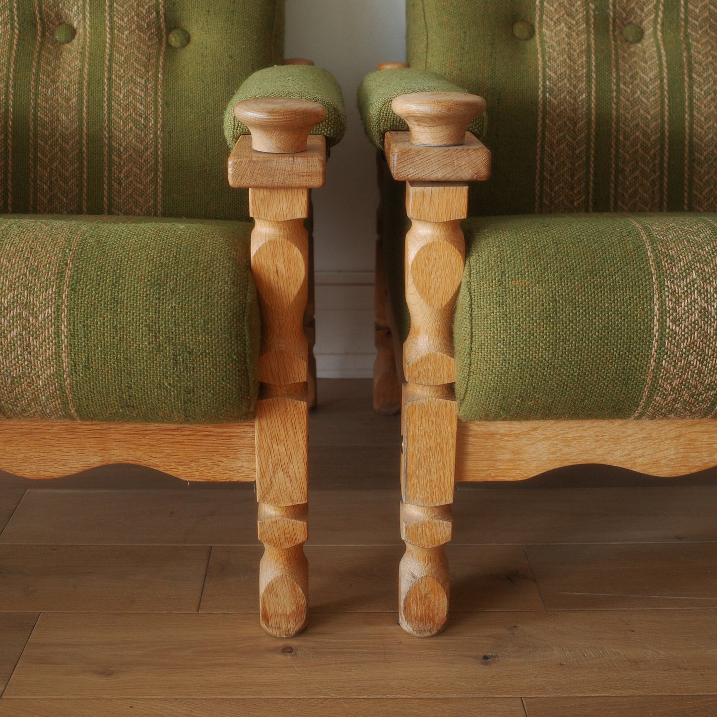 Pair of  1970s Danish Lounge Chairs