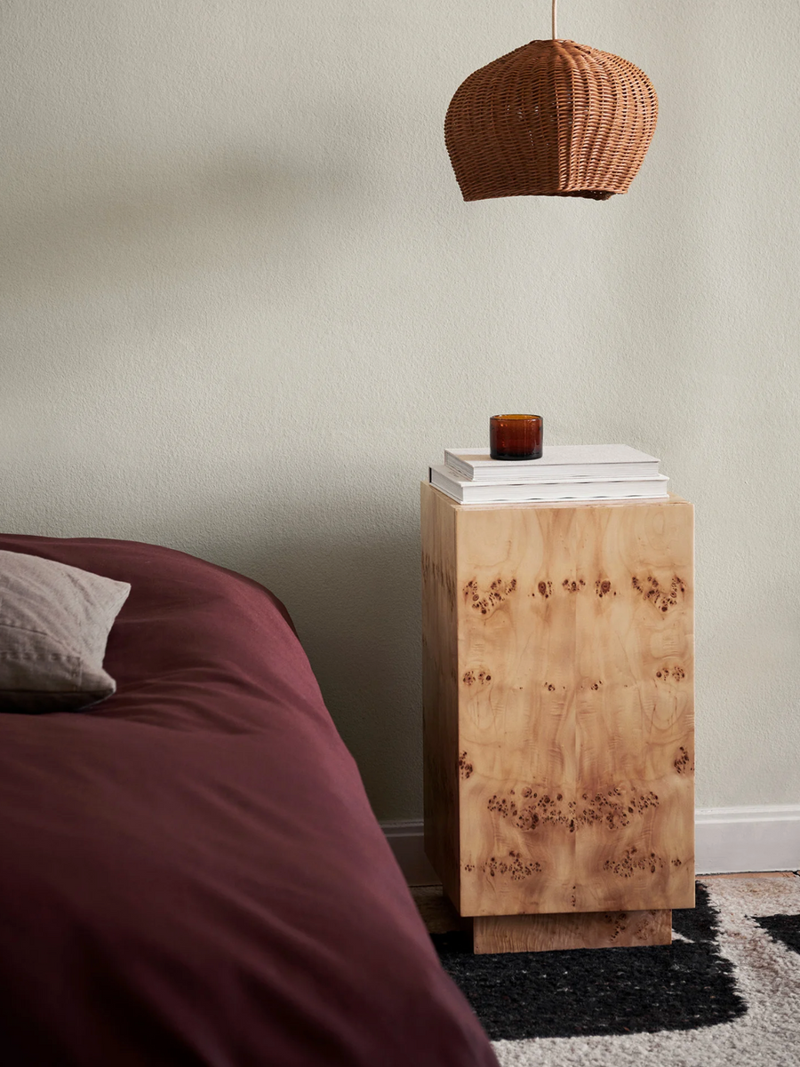 Burl Side Table