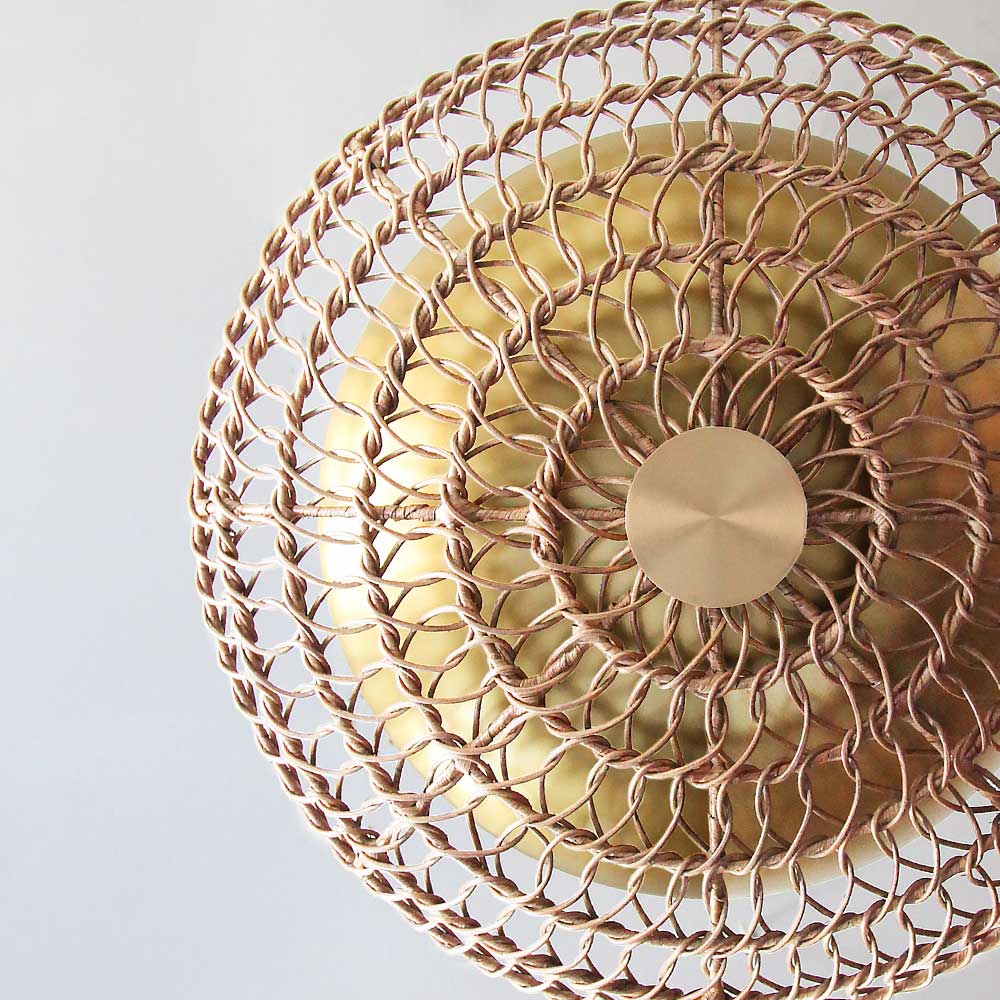 VENTILA WOVEN RATTAN PENDANT