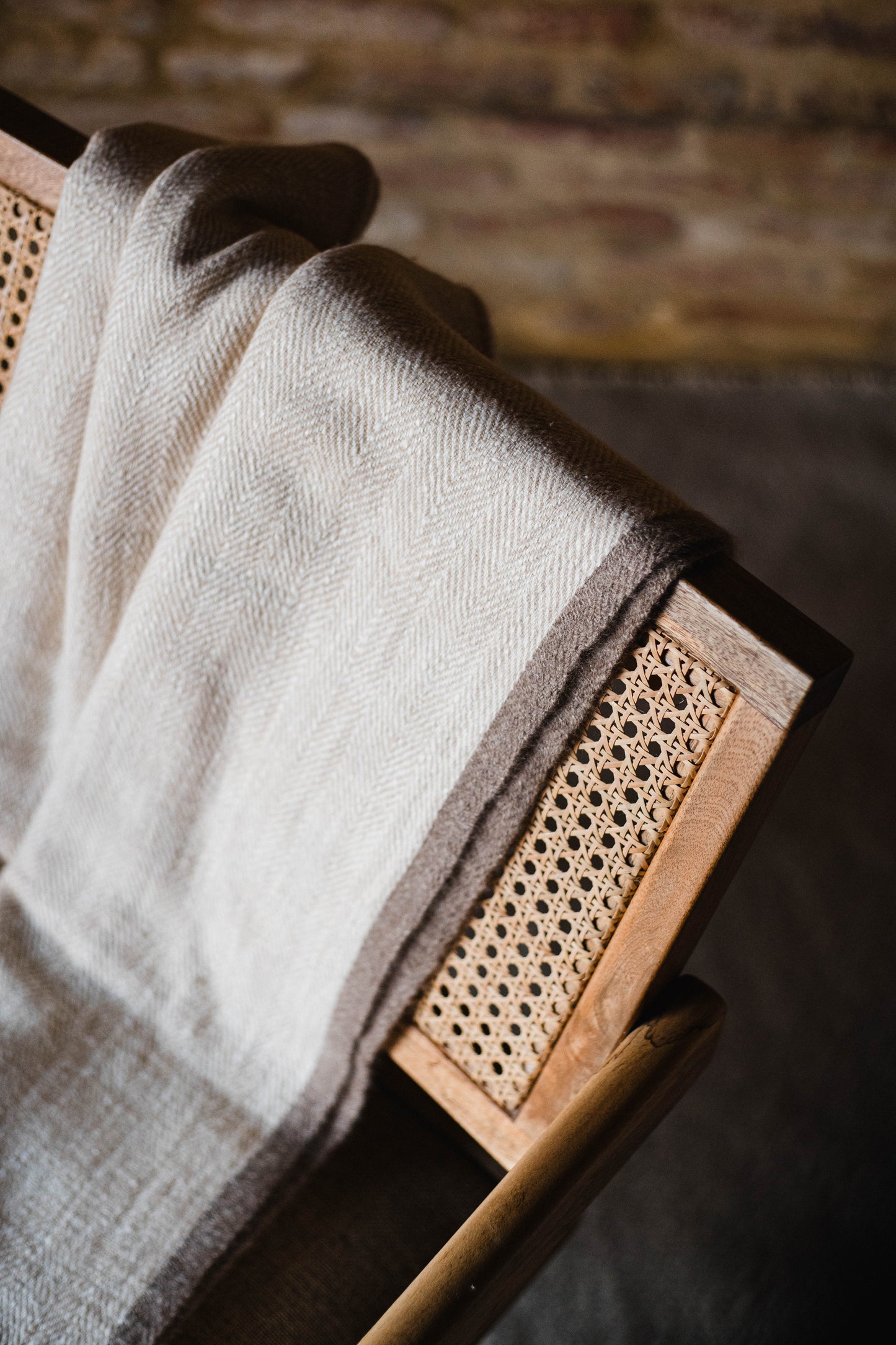 Assam Field  Cashmere  & Silk Throw