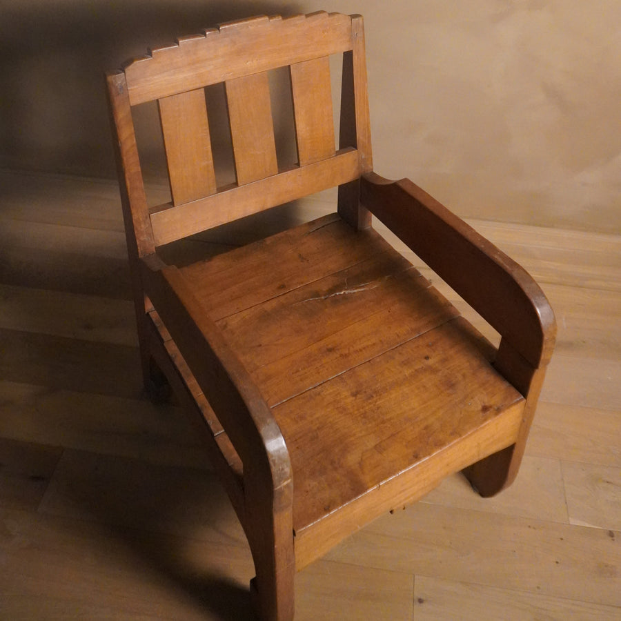 Brutalist Mid Century Arm Chair
