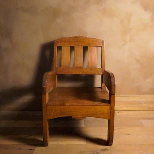 Brutalist Mid Century Arm Chair