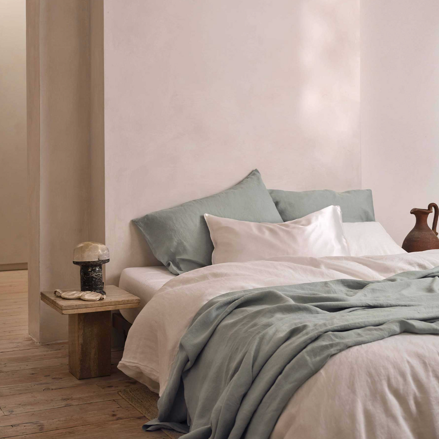 Linen Duvet Cover Set with Pillowcases