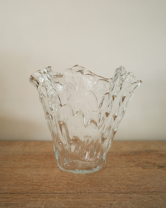 Mid Century Nordic Glass Vase
