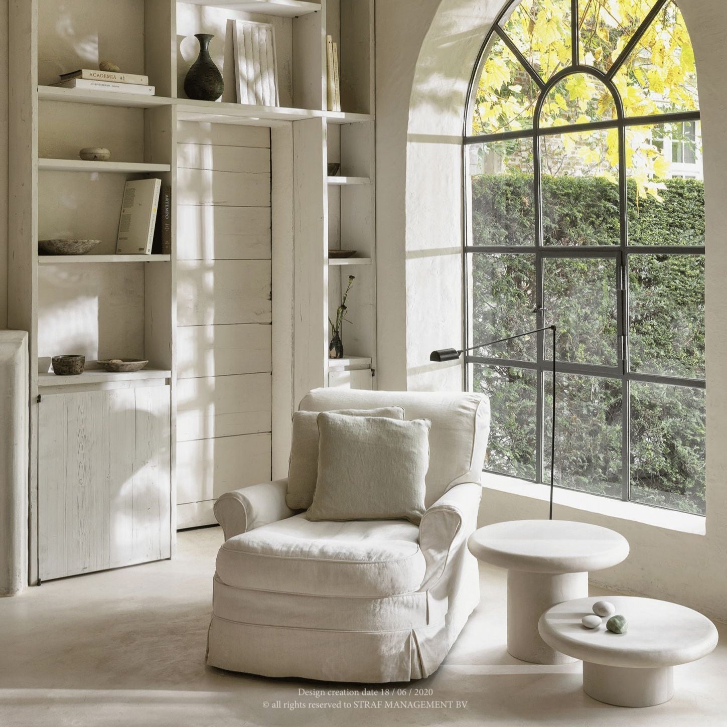 Round Side Table Set