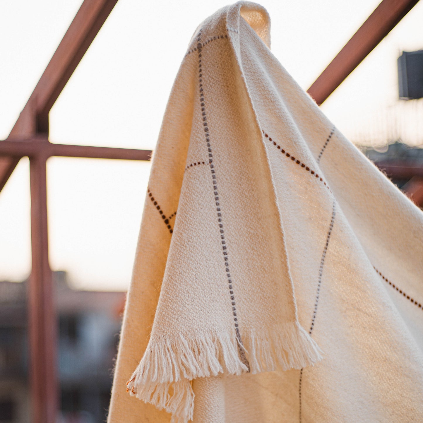 Gobi Sheep Wool Throw