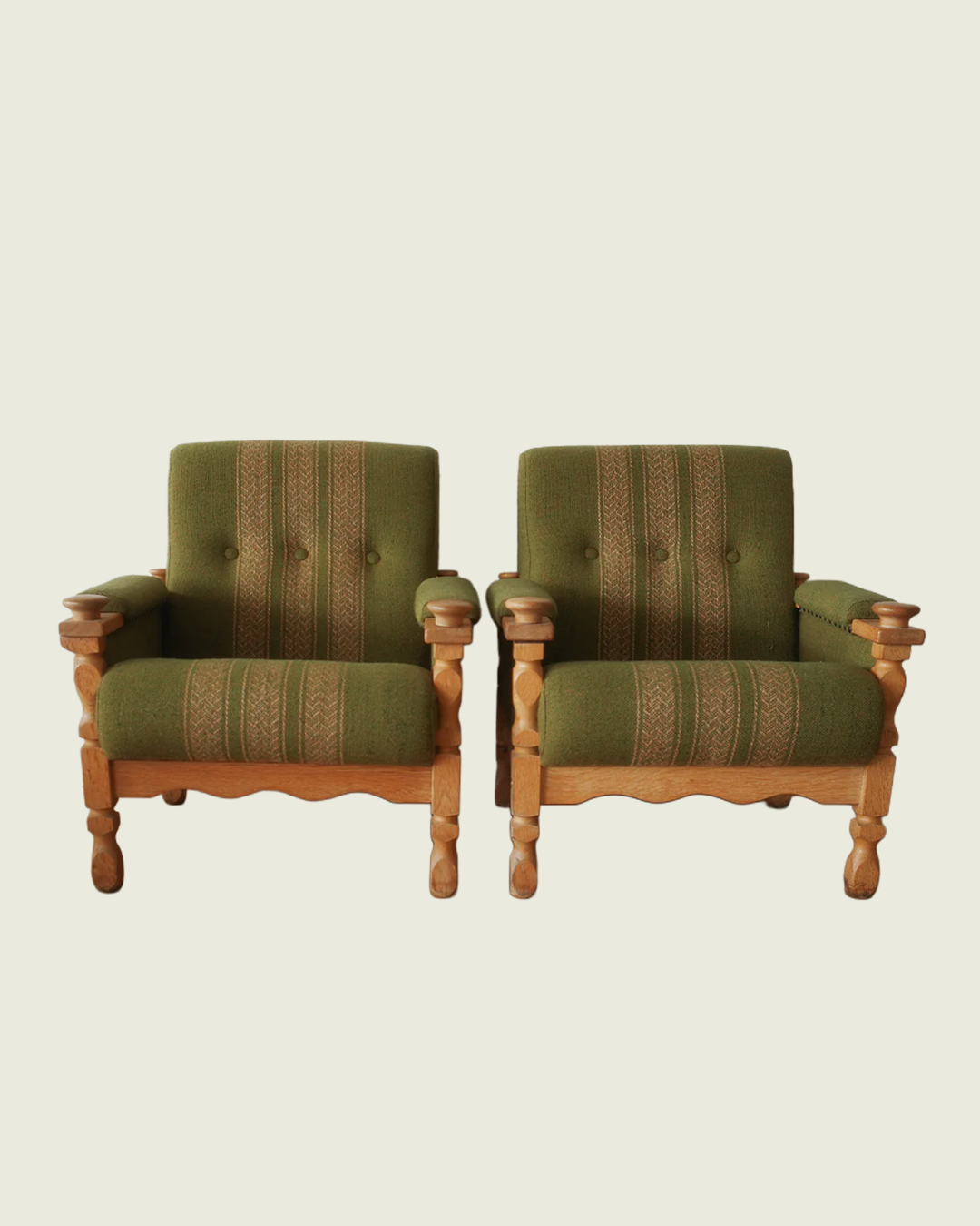 Pair of  1970s Danish Lounge Chairs