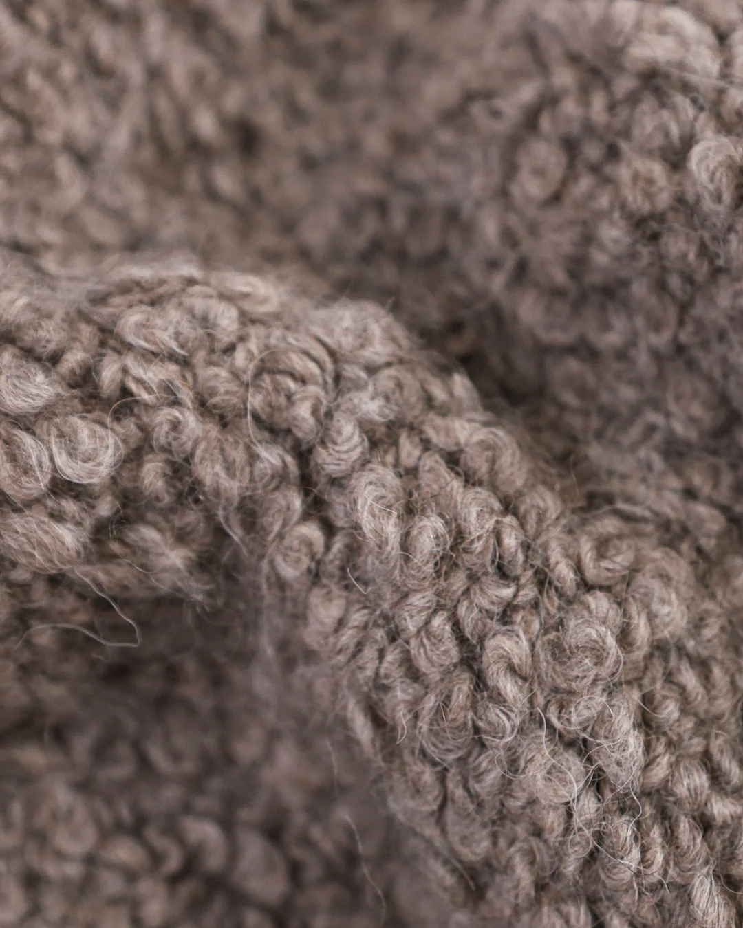 Dark Grey Alpaca Throw