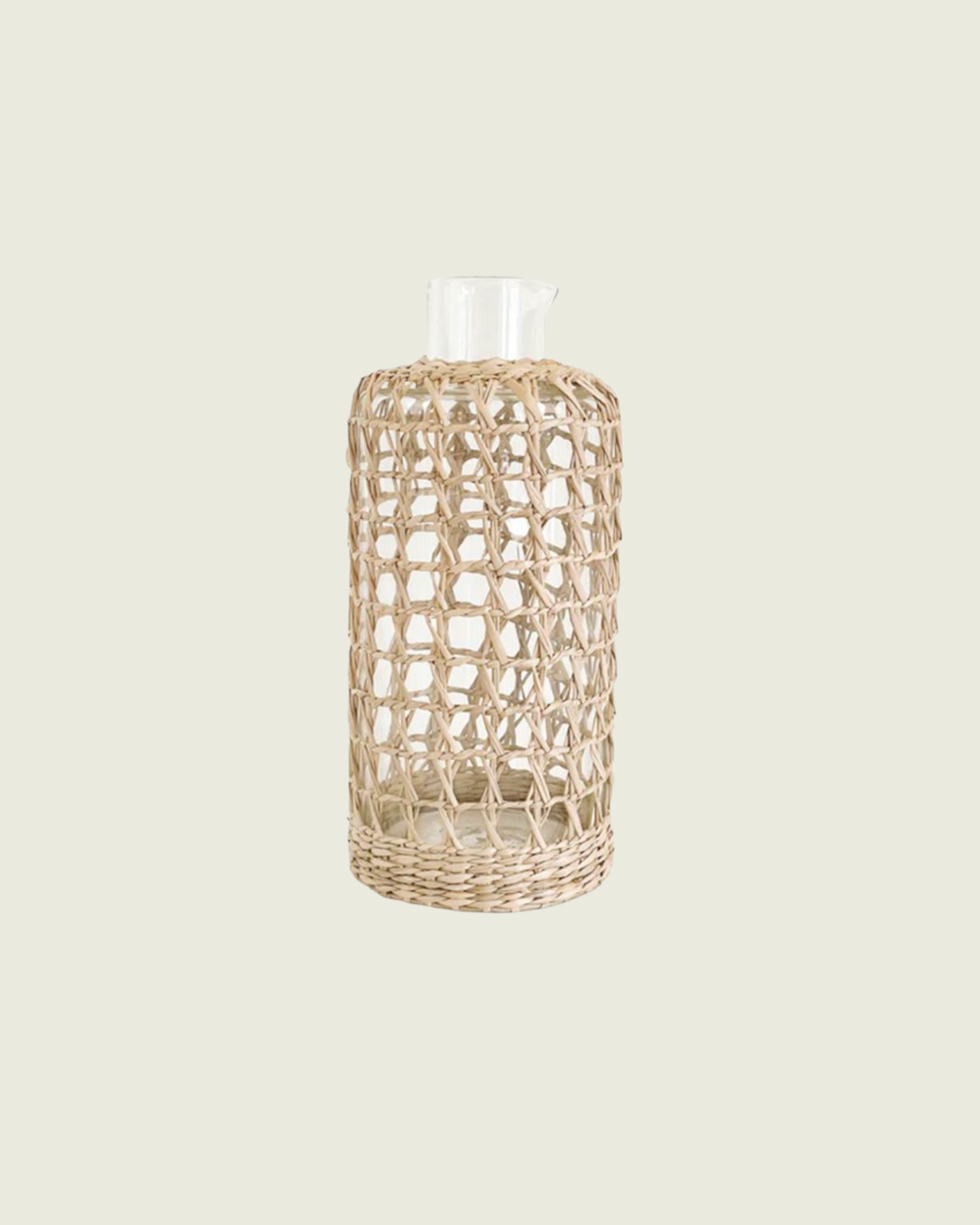Seagrass Cage Carafe