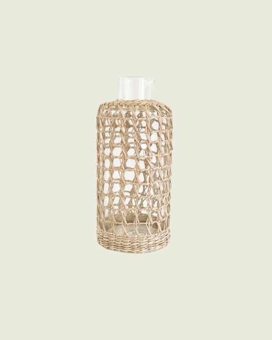 Seagrass Cage Carafe