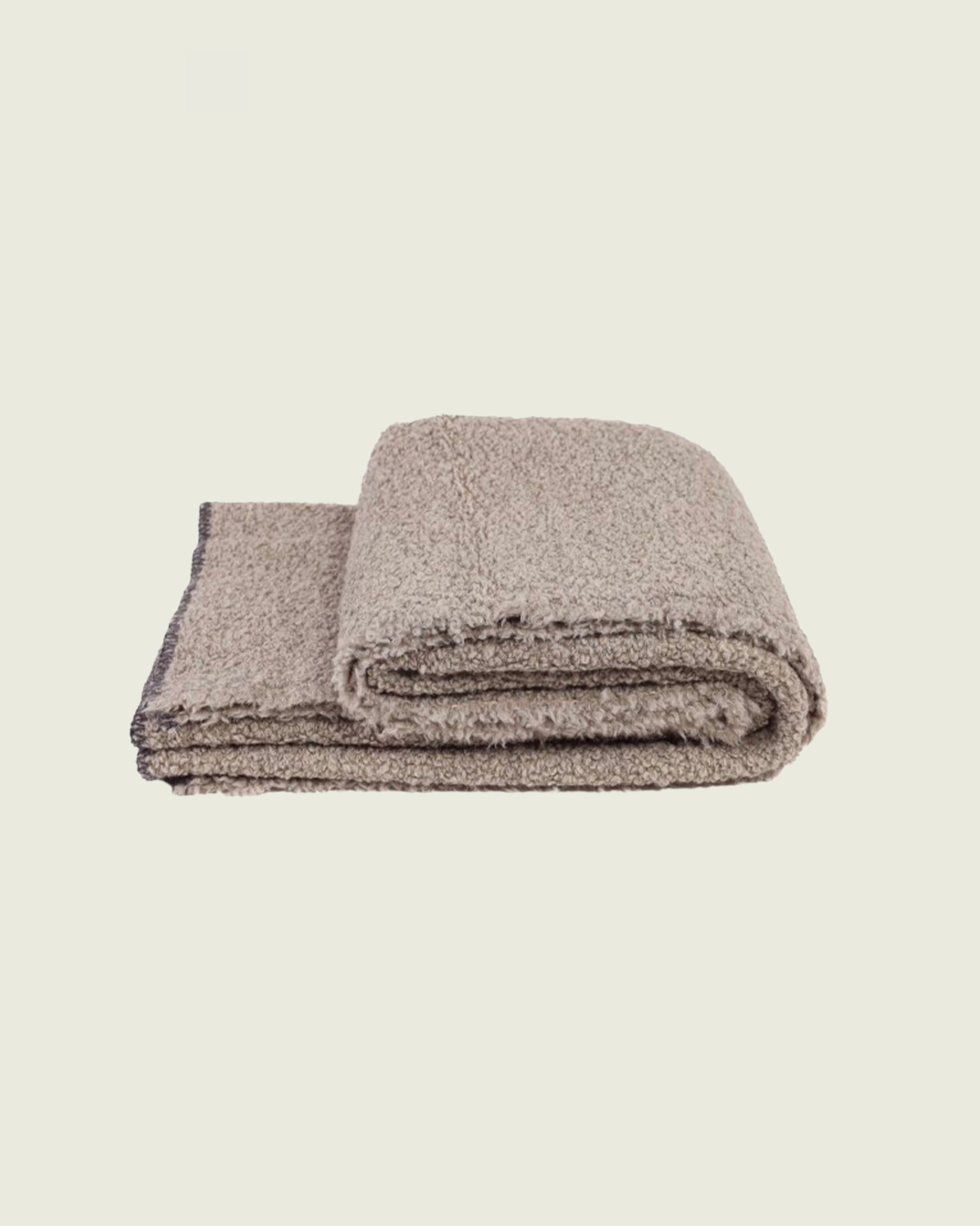Light Grey Alpaca Throw