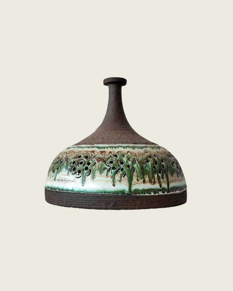 Danish Ceramic Pendant Light VIII